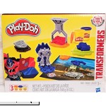 New! Play-Doh Transformers Robots in Disguise 13 Piece Activity Set With Play Mat  B0763C28WN